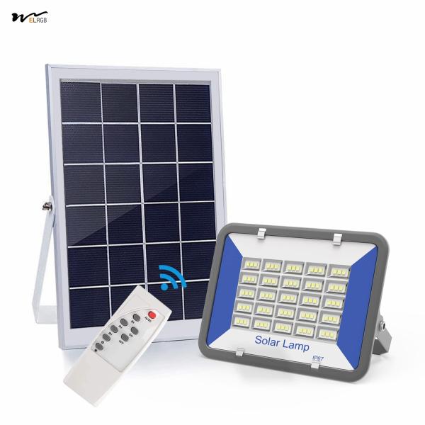 Solar Power Supply 200W Outdoor Solar Floodlight with Remote Control and IP65 Waterproof