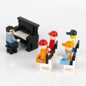 Compatible with legoingly locking creator upright piano musical instrument