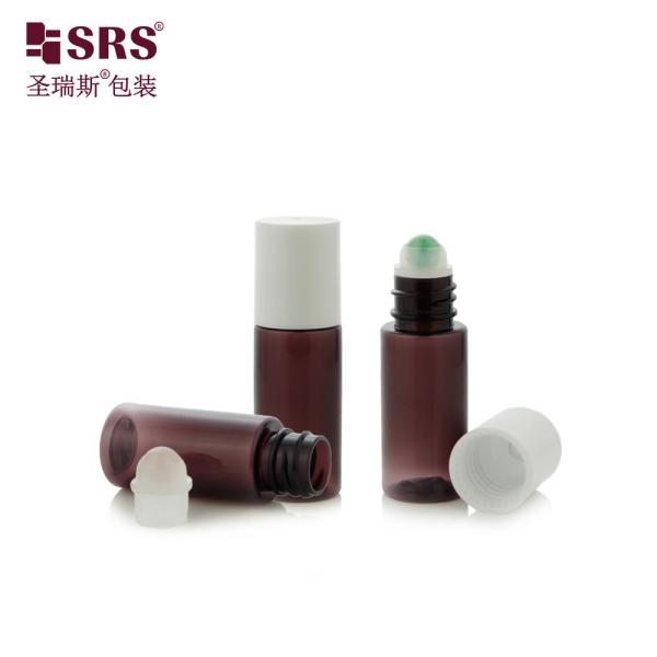Pocket Size Nude Color Plastic Injection Blowing Custom Solid Color Anti-itch Liquid 15ml Roll Bottle