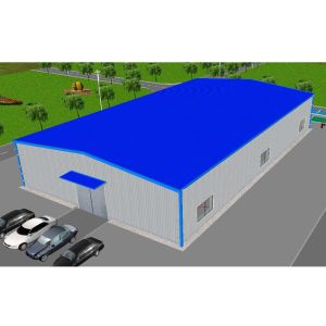 Corrugated Prefab Metal Warehouse Building Din Standard