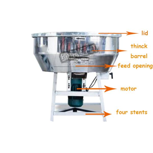 Buy Vertical Plastic Mixer Machine Capacity 150 Kg/H With Castor Wheel LDH-100 1.5kw at wholesale prices