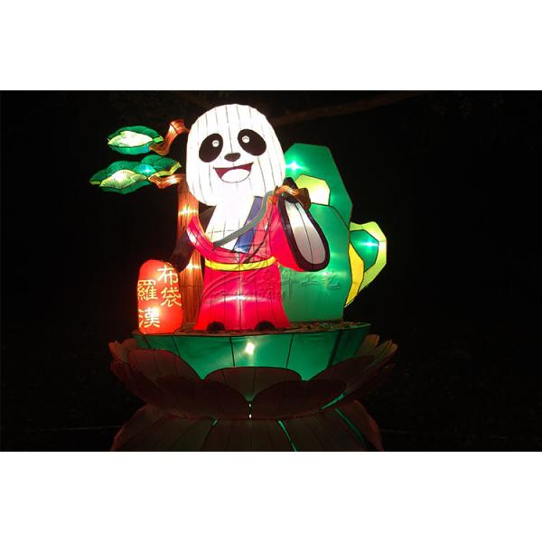 Buy Customized Chinese Panda LED Lantern For Outdoor / Indoor Amusement Park at wholesale prices