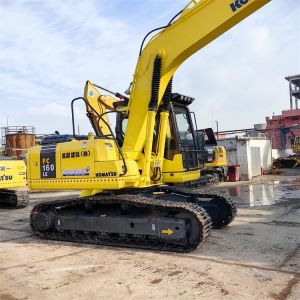 PC160-7 Komatsu 16 Ton Excavator Used Excavator Machine Weather Proof