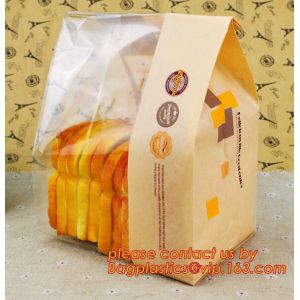 China supplier promotional custom coated bread/sandwich paper kraft bag with
