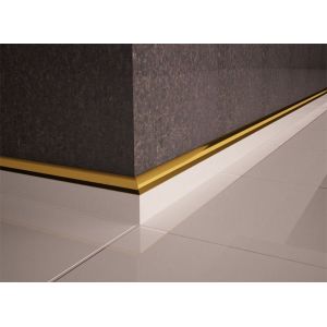 Ceramic Tile Aluminum Transition Strip 2.5m Metal Trimming Strip