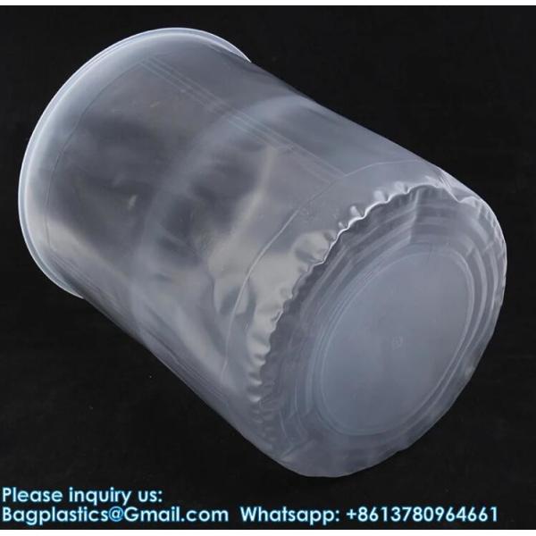 Buy wholesale custom Round Bottom Plastic Bag Drum Liner For Industrial Paint Barrels round bottom barrel bags liner at wholesale prices
