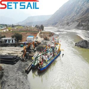 3500 M3 Water Flow 18 Inch Hydraulic Cutter Suction Sand Pumping Dredger Total
