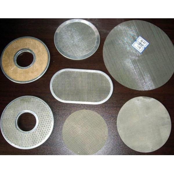 Long Life Sintered Stainless Steel Filter Disc With High Mechanical Strength