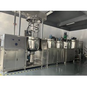 Food Antirust Vacuum Emulsifying Mixer Machine Multifunctional Durable