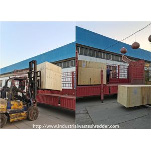 Aluminum Silicate Blanket 400mm Blade Industrial Waste Shredder 7.5kw