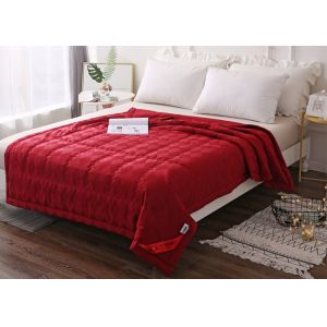 5cm Binding 200x230cm Microfiber Quilted Quilt