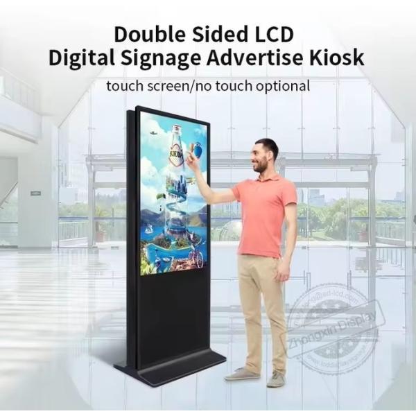 43 Inch Digital Signage Screen Indoor Advertising Player Double-Sided High-Definition Lcd Display Monitor Hd Video Player