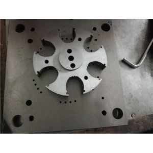 99mm Lamination Sheet Metal Stamping With Two Cavities Subsection Punching