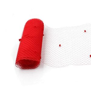 9 Inch Party Decoration Bridal Fabric Veil with Silk Screen Printing Technique