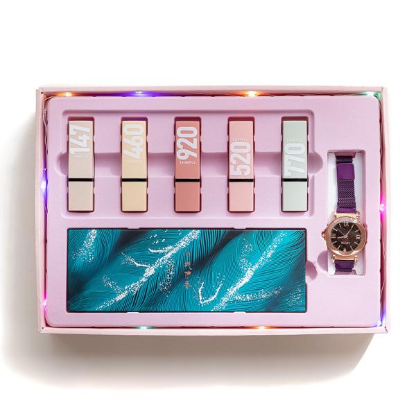 Colorful Rigiding Cardboard Lipstick Jewelry Gift Box With Your Own Logo Paperboard Liner