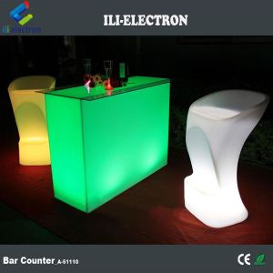 Commercial Luminous LED Bar Counter , Rectangle LED Glow Table Waterproof