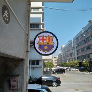 Round Double Sided LED Display LOGO Sign P6 Outdoor 6000 Nit Brightness SMD 3 In