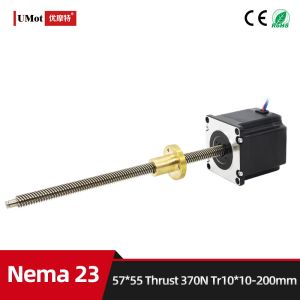 Nema 23 Linear Motion Stepper Motor With 980N Max Thrust and 1.8° Step Angle for