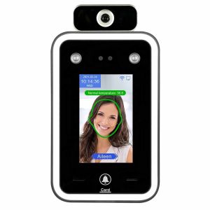 QR Code Scanner Temperature Sensor Security Facial Recognition Camera Wireless