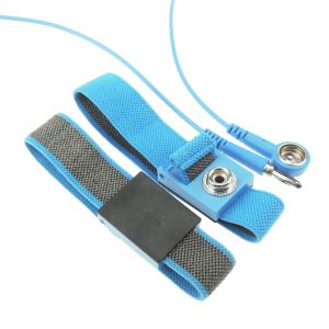PA6 Plastic Buckle 4MM Snap Conductive Fiber ESD Wrist Strap