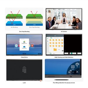 115 Inch AI LCD Display Interactive Smart Board Digital Classroom Interact