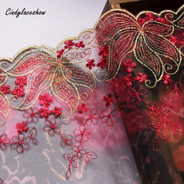 2020 new design flower border trim for garment accessories dress trimming polyester white lace trim