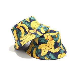Round Brim 58cm Fisherman Bucket Hats For Young People