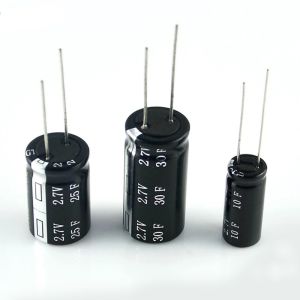High Temperature 85℃ Farad Super Capacitor Cylindrical 1F~400F 2.7V