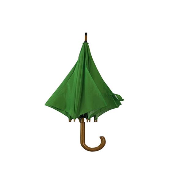 Buy 23 Inch Dia 102cm Pongee Fabric Wooden Handle Umbrella at wholesale prices