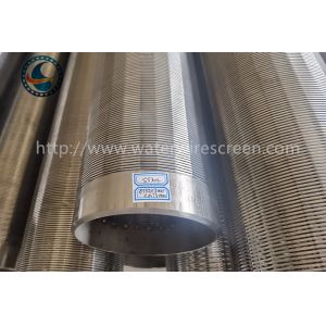 AISI 304 OD 114mm Sand Control Downhole Slotted Tube