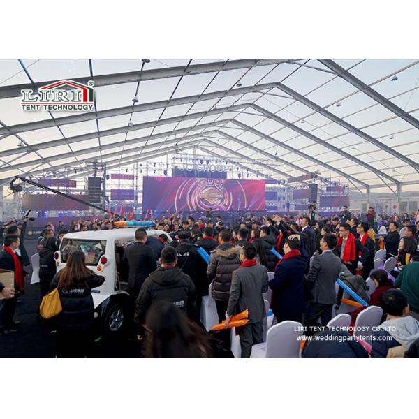 Transparent Tent 20x50m Clear Span Tent 1000 People Outdoor Party Tents with UV-resistant