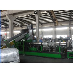 Quality BOPP Plastic Granules Making Machine With Double Screen Changer for sale