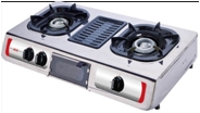 Quality Gas stove with BBQ grill for sale