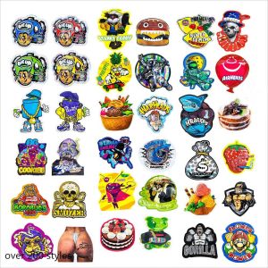 Holographic Mylar Packaging Bags 3.5g Child Resistant Die Cut Mylar Bags Custom