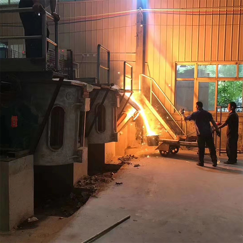 500kg Iron Steel Scraps Smelting Furnace Induction Melting Furnace