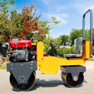 Cheap Road Roller for Asphalt Compaction Double Drum Mini Vibratory Road Roller