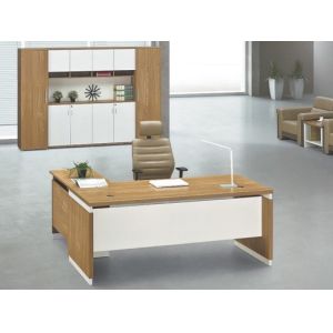 modern wood office manager desk Foshan furniture in stock