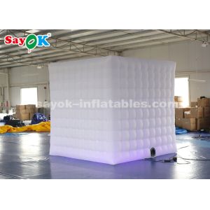 Event Booth Displays Unique Inflatable Photo Booth With 17 Colors LED Changing