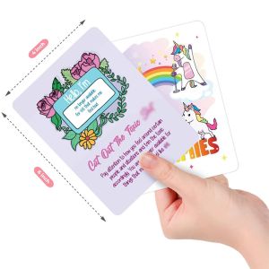 Recycled Deck Printing Positive Affirmation Educational Playing Cards Oem