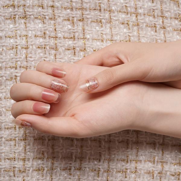 Custom Semi-cured Gel Nail Strips for Finger Nail Art Eco-friendly Nail Beauty Products