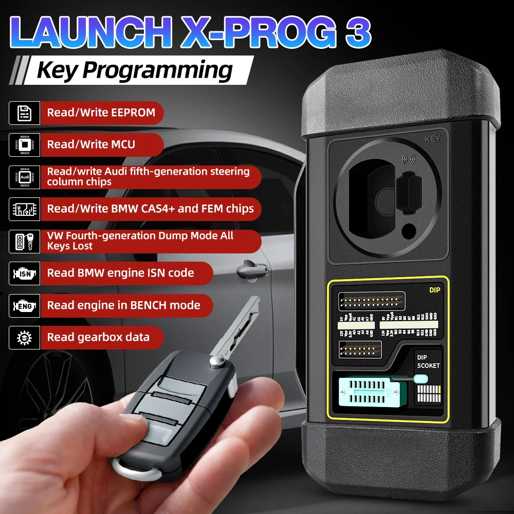 LAUNCH X431 X-PROG 3 Key Programming Immobilizer Programmer Car Key Programmer Tool XPROG3 For X431 V PRO3S+ PAD V / VII