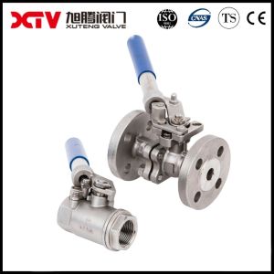 Quality 1/2&quot; -2&quot; Normal Temperature Manual 2PC Flanged Ball Valve with ISO 5211 Direct Mounted Pad for sale