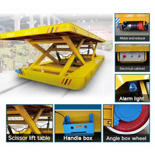 Automatic Hydraulic motorized Transfer Cart for Heavy Loading