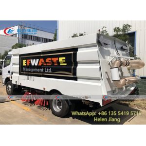 Dongfeng 4x2 LHD Diesel Engine Vacuum Road Sweeper Truck