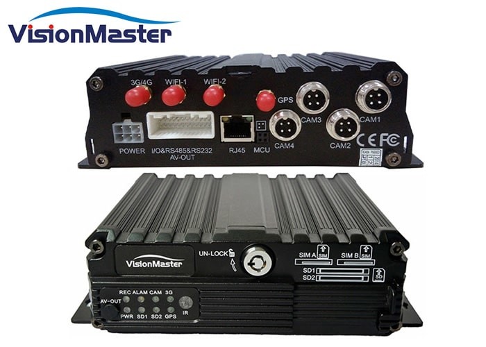 HD Mobile Automobile DVR System , Cmsv6 Client Software Mobile DVR With Wifi