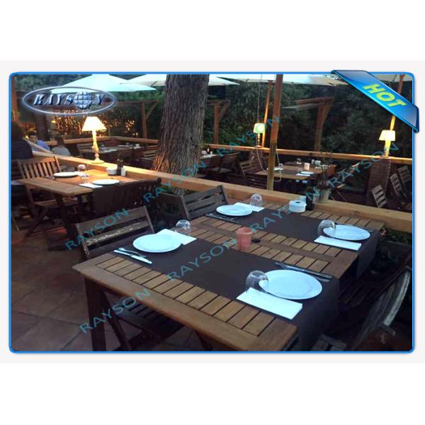 Nonwoven Cleaning Environmental Non Woven Tablecloth For Hotel , 45g 50g 60g Customized
