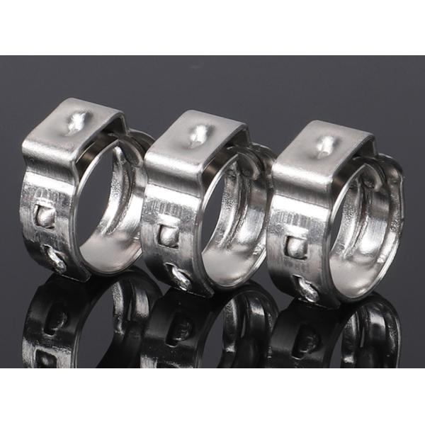 Sample Instock ODM Supported Single Ear Hose Clamps for Thin Thickness Pex Pipes