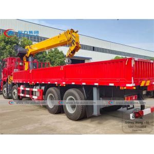 Shacman M3000 8x4 12 - 16T Truck Mounted Telescopic Crane