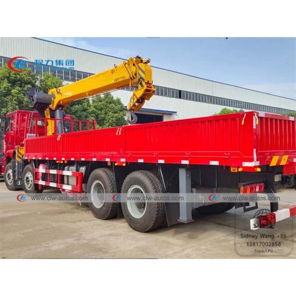 Shacman M3000 8x4 12 - 16T Truck Mounted Telescopic Crane