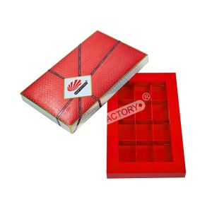 Elegant Flat Pack Chocolate Boxes With Dividers For Organized Gifts